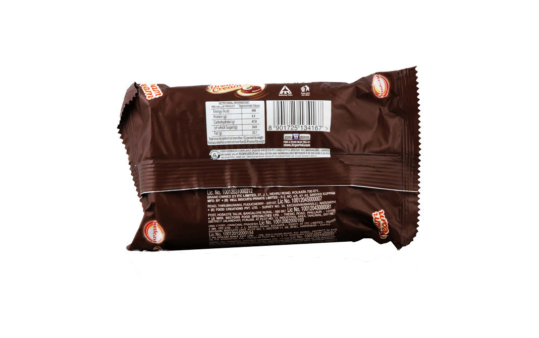 Sunfeast Dream Cream Choco Vanilla Biscuits Pack 120 grams GoToChef